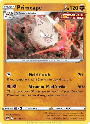 Primeape 67/163