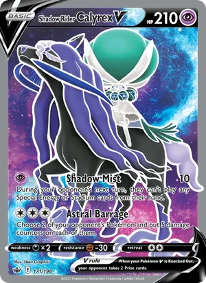 Shadow Rider Calyrex V 171/198