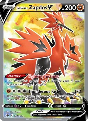 Galarian Zapdos V 173/198