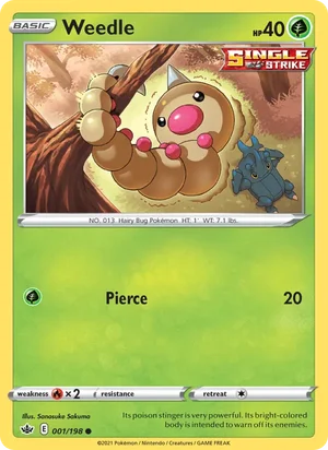 Weedle 1/198