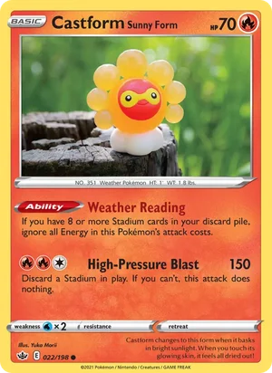Castform Sunny Form 22/198