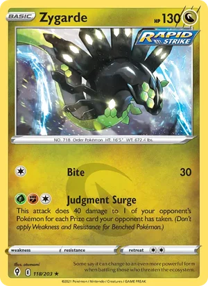 Zygarde 118/203