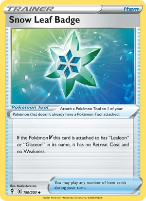Snow Leaf Badge 159/203