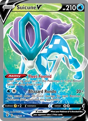 Suicune V 173/203