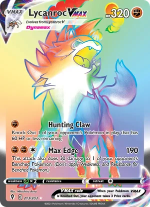 Lycanroc VMAX 213/203