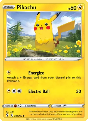 Pikachu 49/203