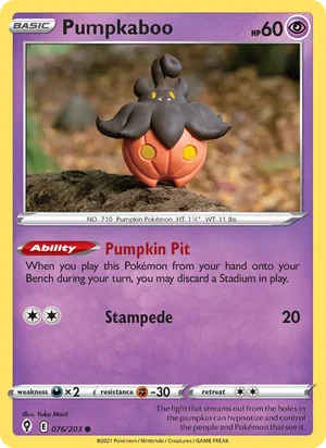 Pumpkaboo, Evolving Skies 76
