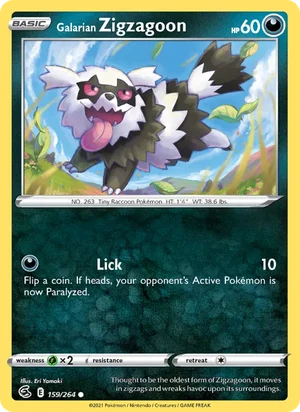 Galarian Zigzagoon 159/264