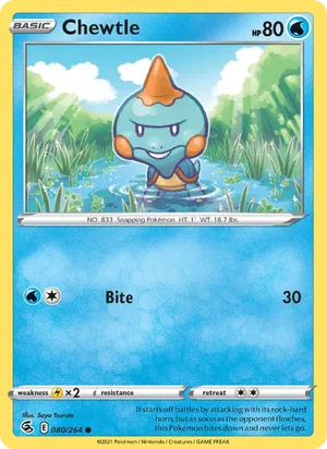 Chewtle 80/264