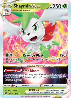 Shaymin Vstar 14/172