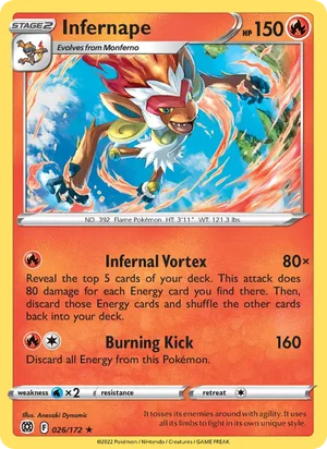 Infernape 26/172