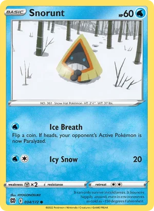 Snorunt 34/172