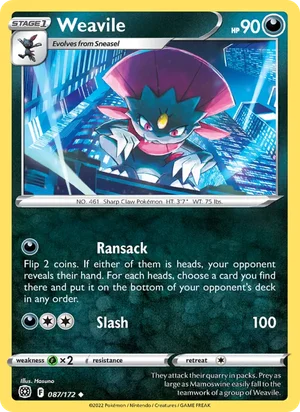 Weavile 87/172