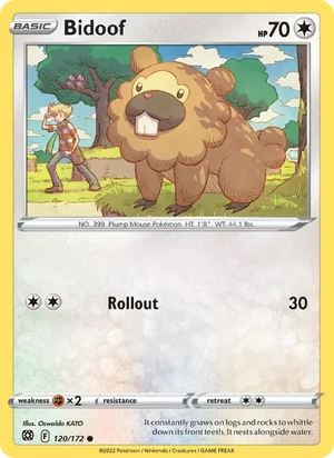 Bidoof, Brilliant Stars 120