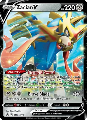 Zacian V — Black Star Promo swsh018