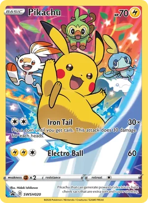 Pikachu — Black Star Promo swsh020