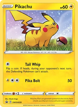 Pikachu — Black Star Promo swsh039