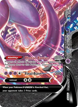 Mewtwo V-UNION &mdash; SWSH Black Star Promos SWSH162
