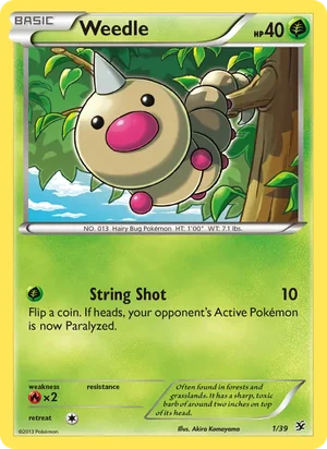 Weedle &mdash; Kalos Starter Set 1