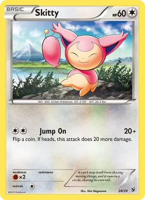 Skitty &mdash; Kalos Starter Set 28