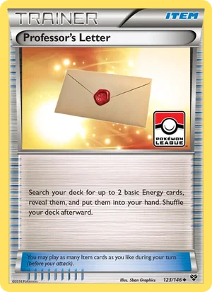 Professor's Letter, XY 123