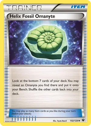 Helix Fossil Omanyte 102/124