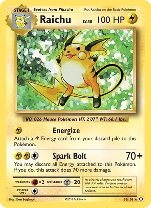 Raichu 36/108