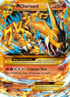 M Charizard-EX 107/106