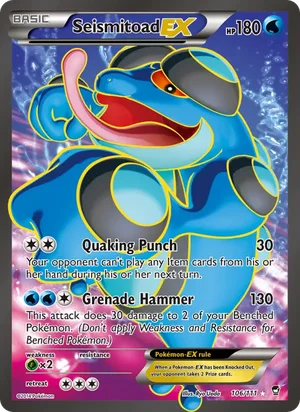 Seismitoad-EX 106/111