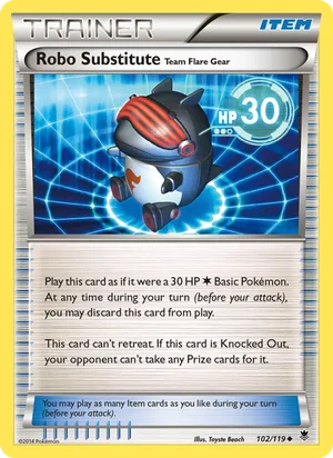 Robo Substitute Team Flare Gear 102/119