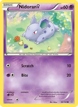 Nidoran ♀ 66/160