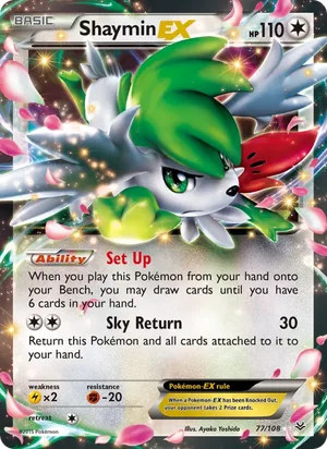 Shaymin-EX, Roaring Skies 77