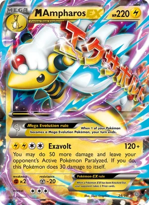 M Ampharos-EX 28/98
