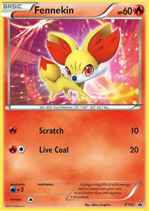 Fennekin — Black Star Promo XY02