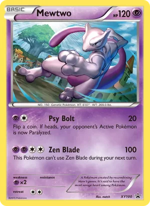 Mewtwo — Black Star Promo XY100