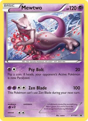 Mewtwo — Black Star Promo XY101