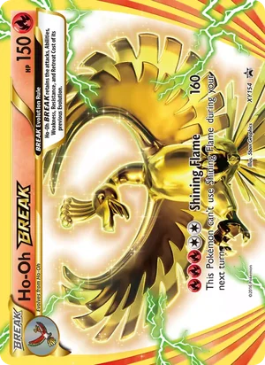 Ho-Oh BREAK &mdash; XY Black Star Promos XY154