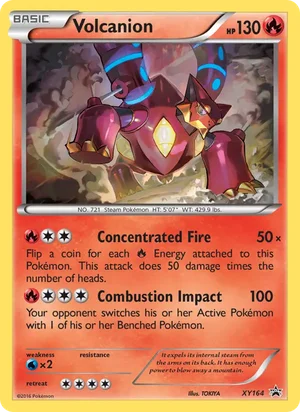 Volcanion — Black Star Promo XY164